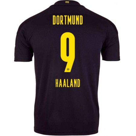Tenue Borussia Dortmund Braut Haaland 9 Exterieur 2020-2021 Maillot de Foot Tenue Borussia Dortmund Braut Haaland 9 Exterieur 2020-2021 Maillot de Foot